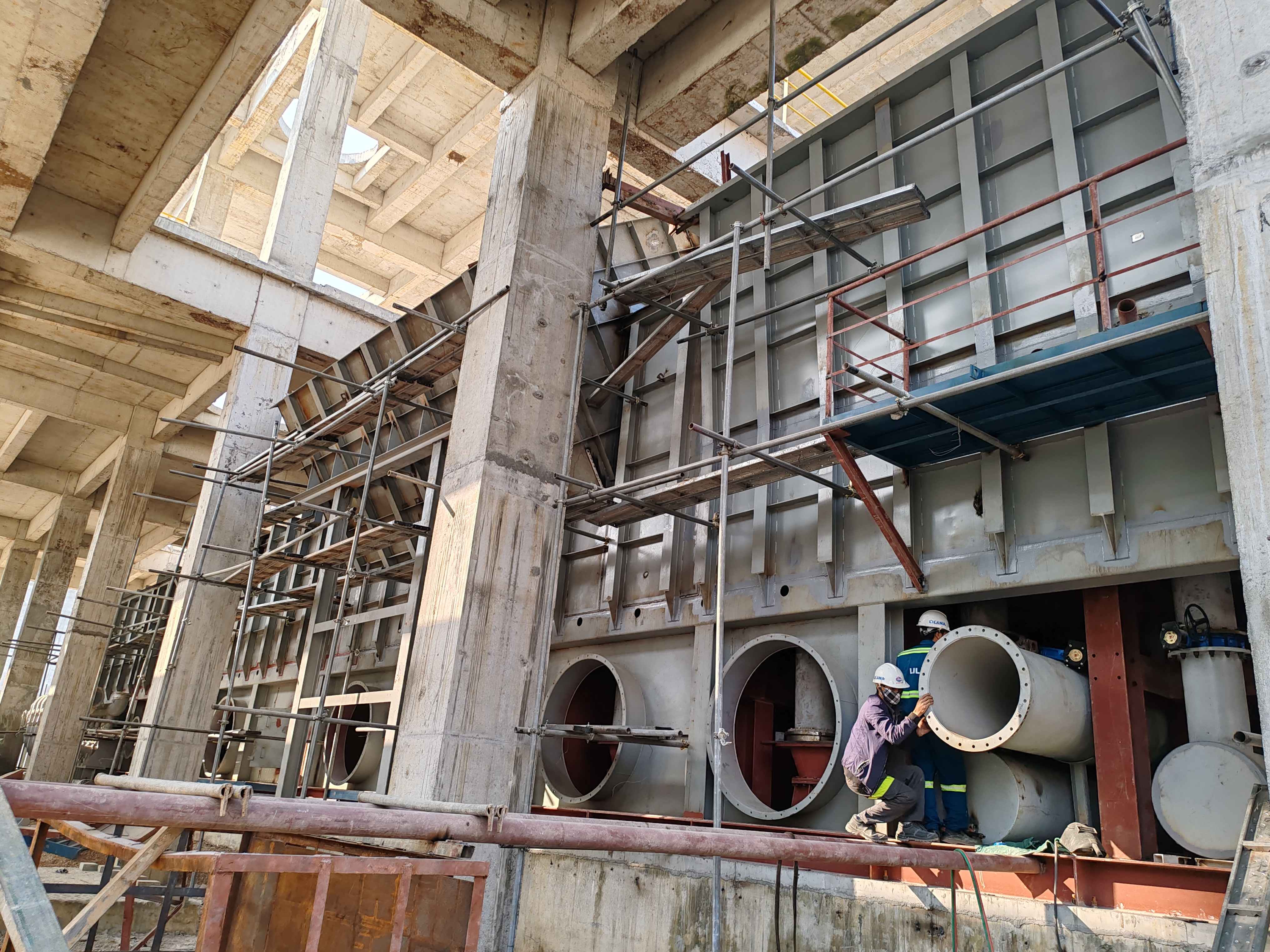 水泥廠焚燒鋼結(jié)構(gòu)